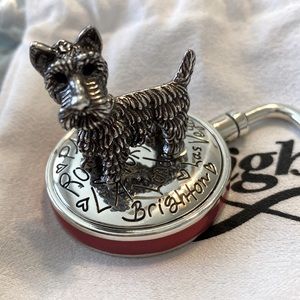 Brighton Scotty the dog table purse holder